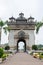 Patuxai Victory Monument is The Landmark of Vientiane City, Laos.