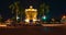 Patuxai War Monument at night Vientiane Laos