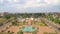 Patuxay park in Vientiane, view from the top of