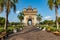 Patuxay  Victory Gate  Monument in Vientiane, Laos