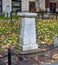 Paul Revere grave site in the Granary Burying Ground cemetery - Boston, Massachusetts, USA