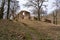 Pauline monastery ruin on the hungarian hiking trail near Badacsony in Salfold