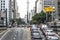 Paulista Avenue is one of the most important thoroughfares of the city of Sao Paulo, one of the main financial centers of the city