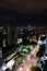 Paulista avenue, Sao Paulo cityscape, panoramic, night