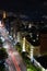 Paulista avenue, Sao Paulo cityscape, panoramic, night