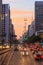 Paulista Avenue at twilight in Sao Paulo