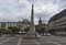 Paulsplatz and Unity Monument in Frankfurt, Germany