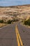 Paved highway in the canyon and Mesa country of Southern Utah