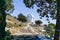 Paved path leading to the The Automated Planet Finder Telescope APF, part of Lick Observatory complex