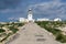 Paved road to the CavallerÃ­a lighthouse