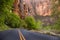 Paved road, Zion National Park