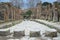 Paved street in the ancient city-town Pompeii