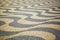 Pavement at Rossio square in Lisbon