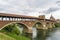 Pavia, bridge over the Ticino river