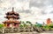 Pavilion at the 228 Peace Memorial Park in Taipei, Taiwan