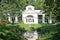 Pavilion Aviary and the statue of Venus. Pavlovsky Park. The city of Pavlovsk.