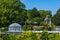 Pavilion Belvedere in Moorish style, subtropical terraces, Zoological-Botanical Garden, Wilhelma, Stuttgart, Baden-WÃ¼rttemberg,