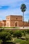 Pavilion at El Badi palace. Marrakesh . Morocco