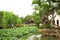 Pavilion in Humble Administrator`s Garden in Suzhou, China