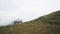 Pavilion and landscape covered in fog on Wugong Mountain in Jiangxi, China