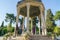 Pavilion over Tomb of Hafez poet in Shiraz city in Iran 6 june 2017