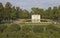 Pavilion Upper bath in Catherine Park on banks of Mirror pond.