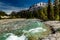 Pavillion Creek flows through Marble Canyon. Kootney National Park. British Columbia Canada