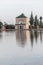 Pavillion on Menara Gardens at Marrakech, Morocco