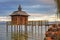 Pavillon des Bains in autumn, Gorgier, Switzerland