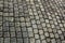 Paving cobbles stones texture. Retro street road