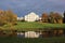 Pavlovsk palace and park panorama