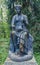 Pavlovsk park. The Old Sylvia (Twelve paths) statues. Euterpe.