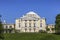 The Pavlovsky Big Palace. View from the river Slavyanka. Pavlovsk, St. Petersburg