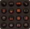 Pawnshop icons set