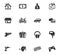 Pawnshop icons set