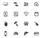 Pawnshop icons set