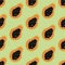 Pawpaw seamless pattern