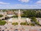 Pawtucket City Hall aerial view, Rhode Island, USA