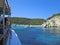 Paxos Island, Beach view from a tourist boat, Greece, Europe