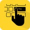 Pay icon. Make payment here sign. Digital cash transfer. Money transaction. Keyboard button. Vector illustration.