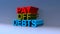 Pay off debts on blue