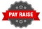pay raise label. pay raise isolated seal. sticker. sign