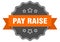 pay raise label. pay raise isolated seal. sticker. sign