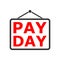 PAYDAY Announcement, Flat Illustration