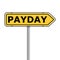 PAYDAY Announcement, Flat Illustration