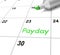 Payday Calendar Means Receiving Income For