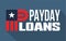 Payday loans banner.