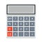 Paying bills.Calculator icon and vector.