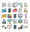 Payment and Finance Isolated and Vector Icons Set consist with Banking, finance, payment and digital marketing related icons that