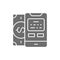 Payments methods, POS terminal, banking, credit card grey icon.